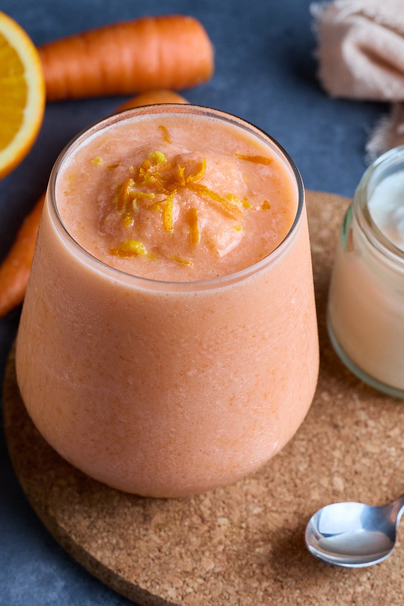 Carrot and Cantaloupe Smoothies for Refreshing Recipe