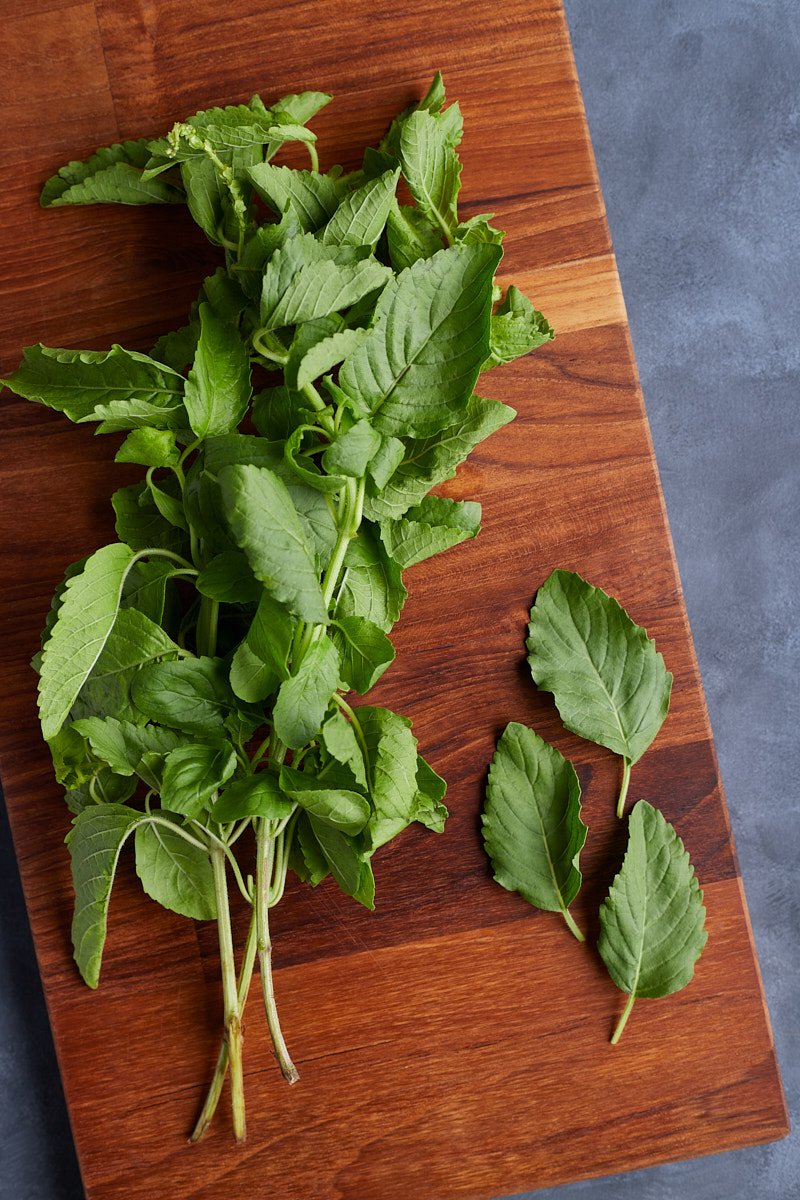Thai Holy Basil use for crispy basil in this recipe.