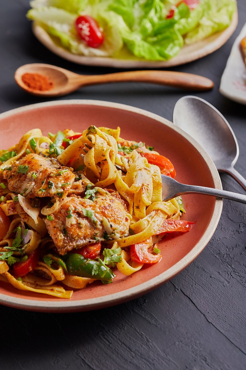 Pasta Salmon Paprika for Spicy Recipe