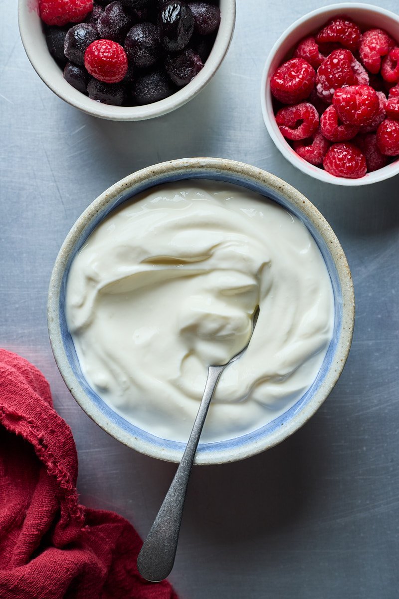 Fat-free yogurt is still relatively low in calories.