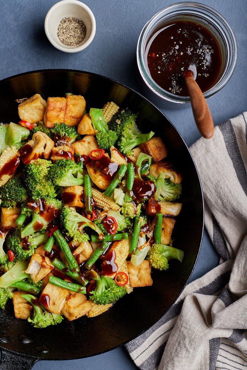 Use teriyaki sauce to add a variety of delicious skillet.