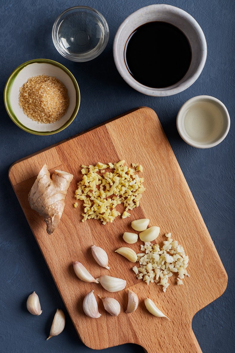 Add minced ginger and garlic for extra flavor.