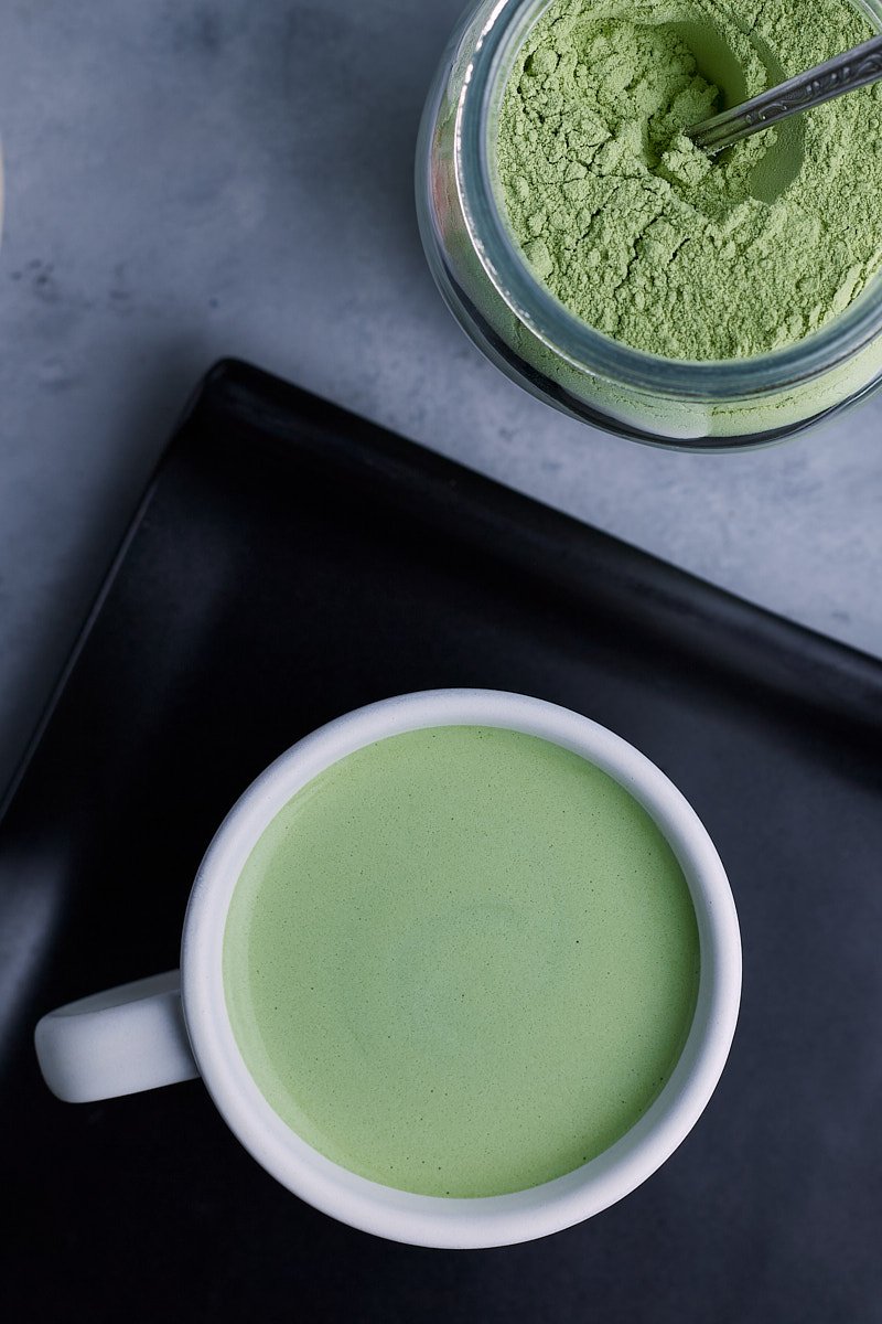 Hot Matcha Latte Mix for Smooth and Mellow
