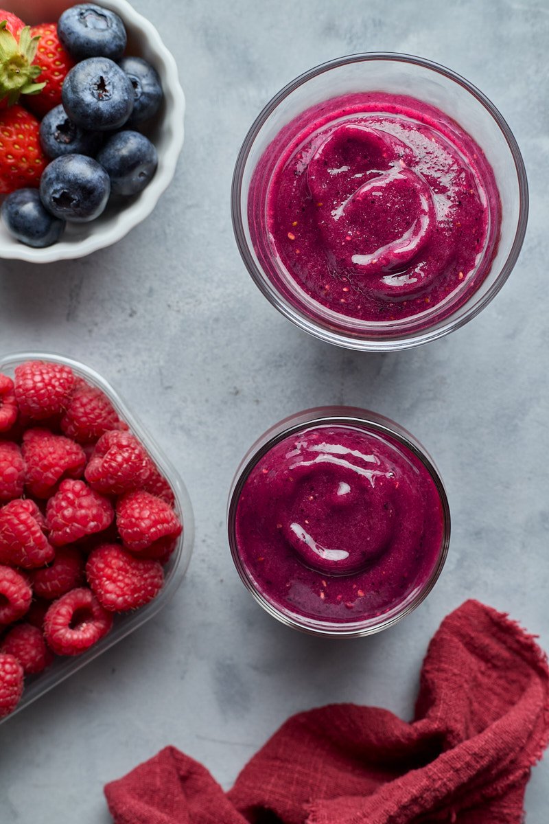 Red Berries Blended Refreshing Recipe