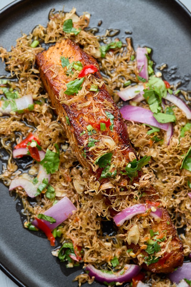 Crispy Salmon Lemongrass