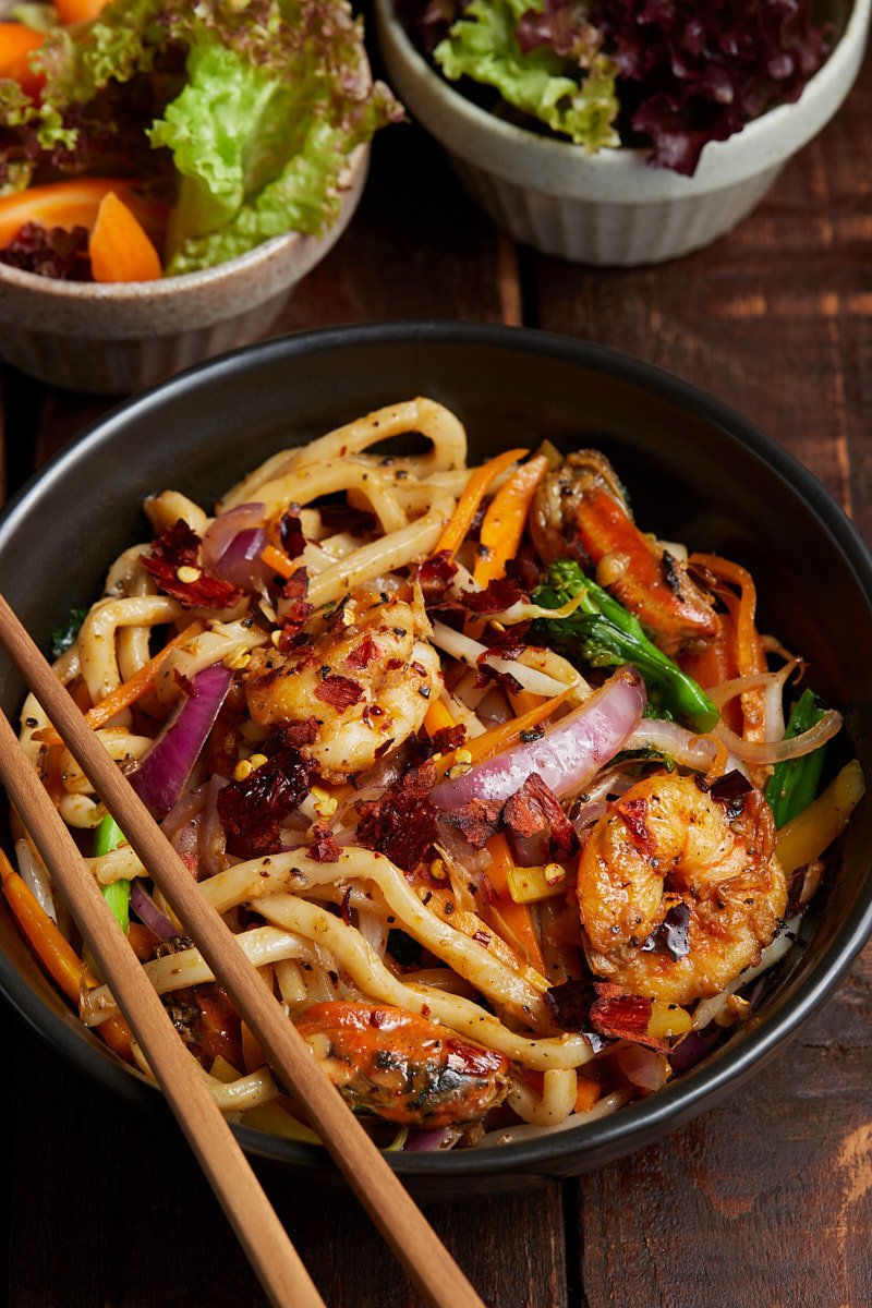 Spiced Seafood Noodles for Hot Recipe