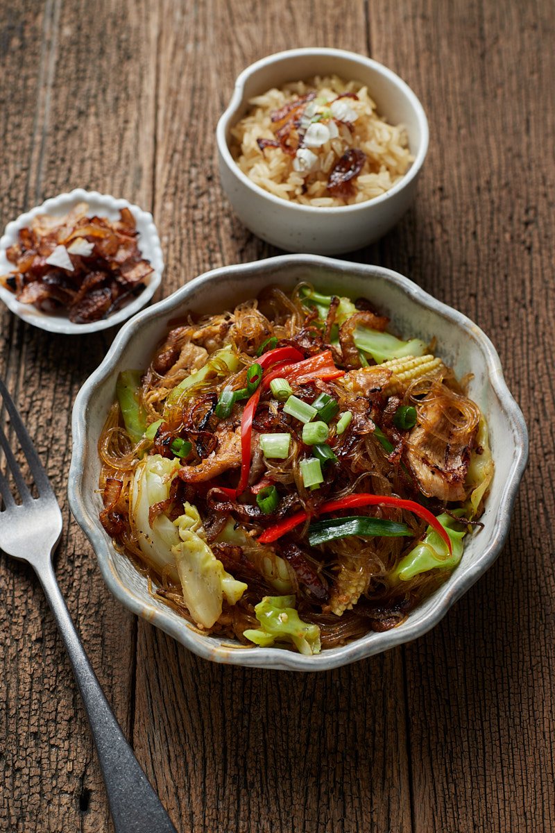 Stir-Fried Glass Noodles for Asian Style